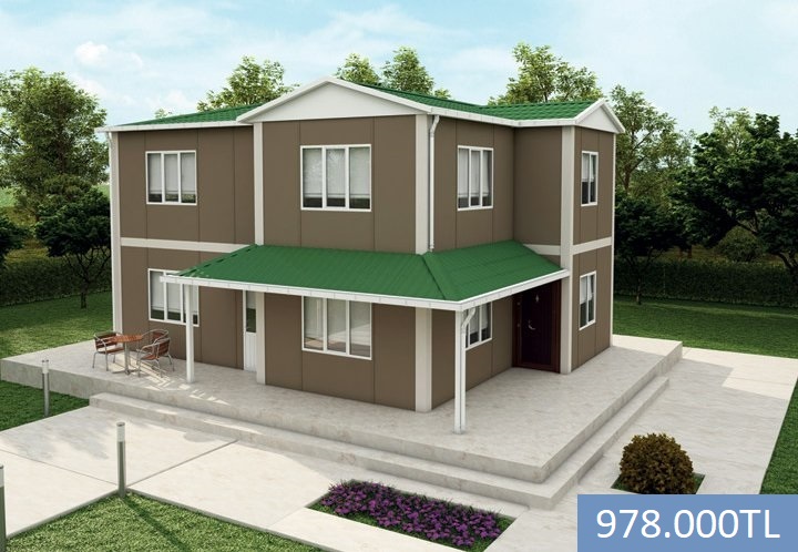122 metre kare Çift Katlı