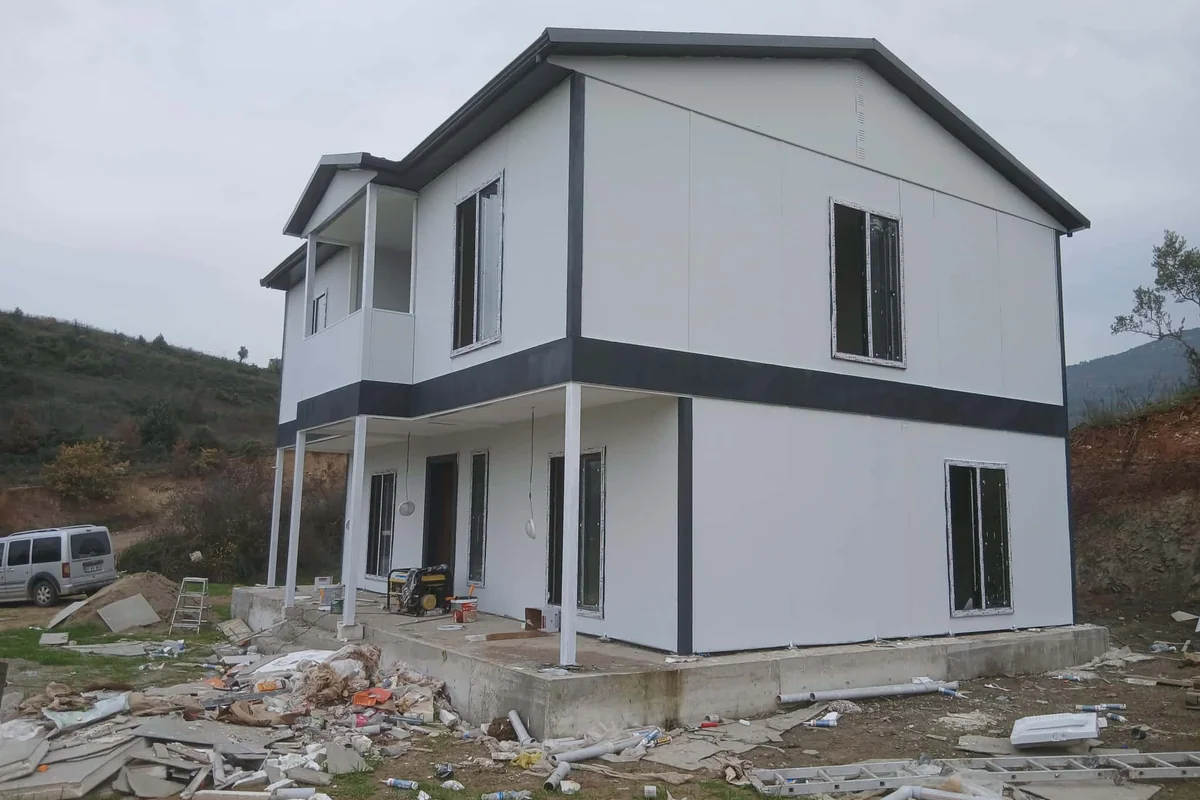 Çift Katlı Prefabrik Ev - Görsel 39