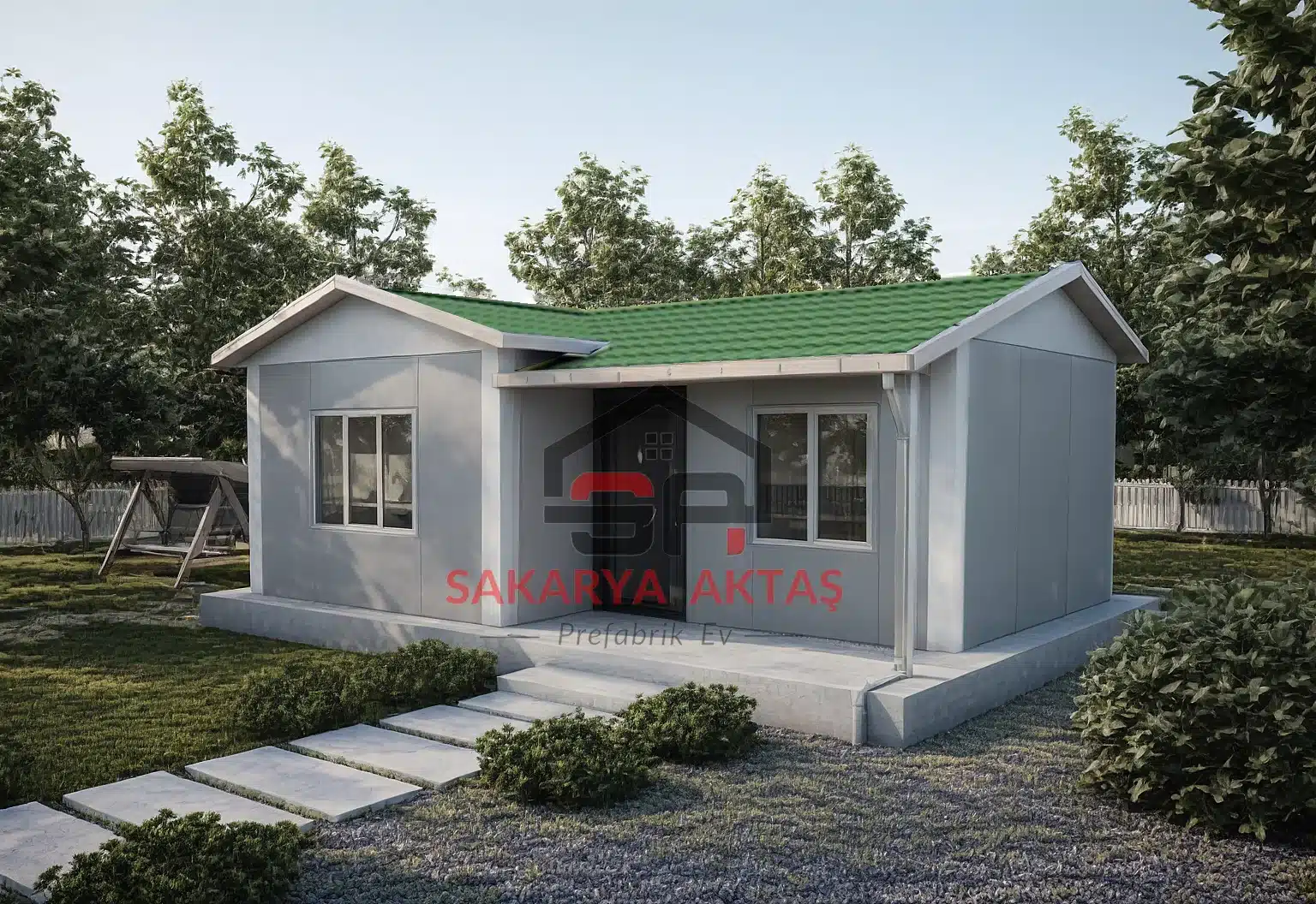 1+1 Tek Katlı Prefabrik Ev 40 m2