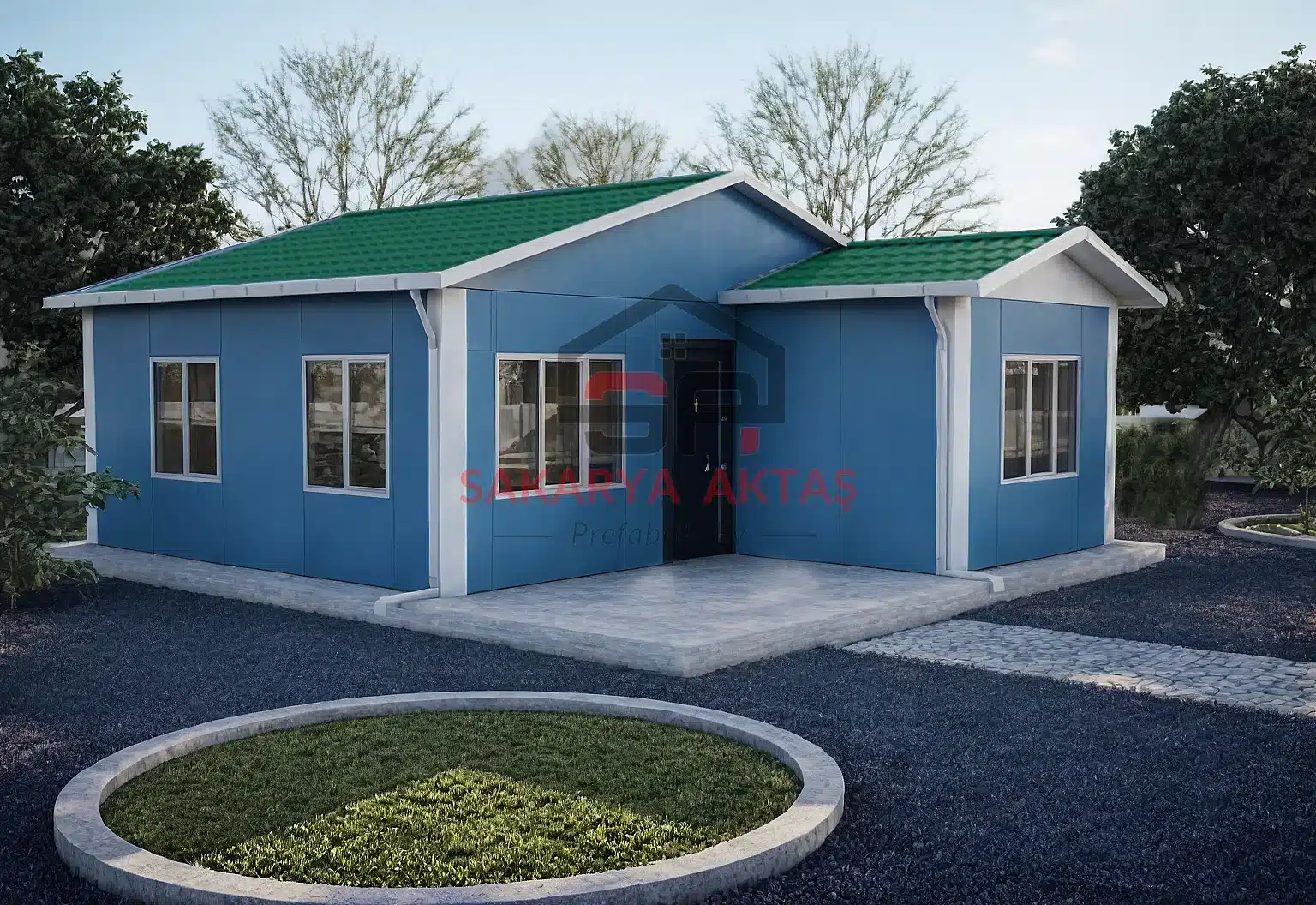2+1 Tek Katlı Prefabrik Ev 49 m2