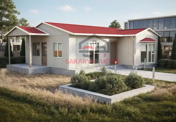2+1 Tek Katlı Prefabrik Ev 81 m2