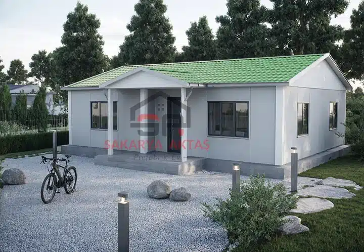 3+1 Tek Katlı Prefabrik Ev 82 m2