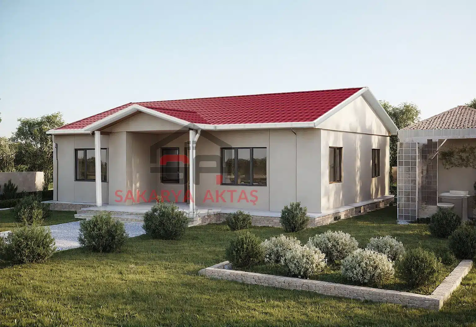 3+1 Tek Katlı Prefabrik Ev 95 m2